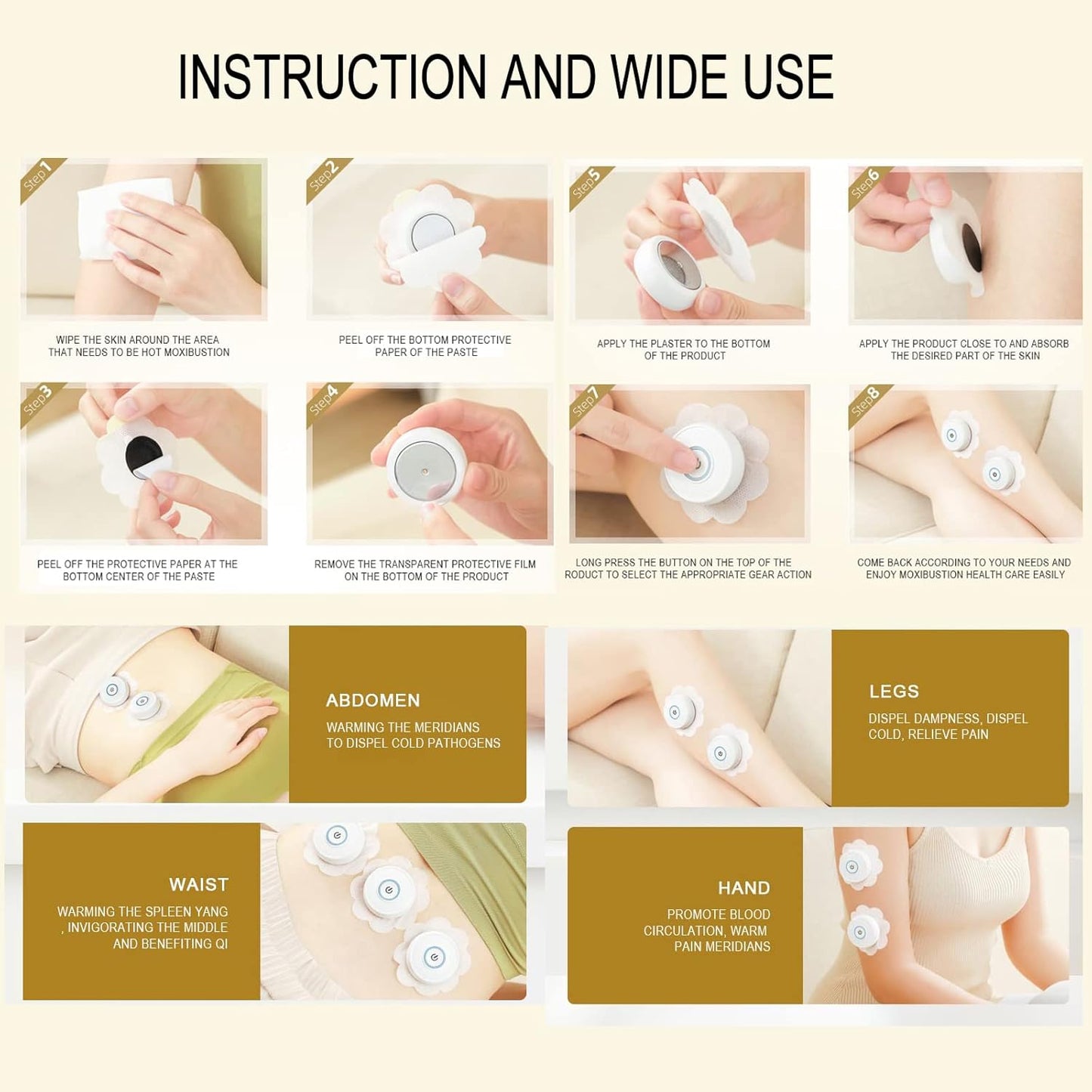 Mini Intelligent Electronic Moxibustion Device Moxa