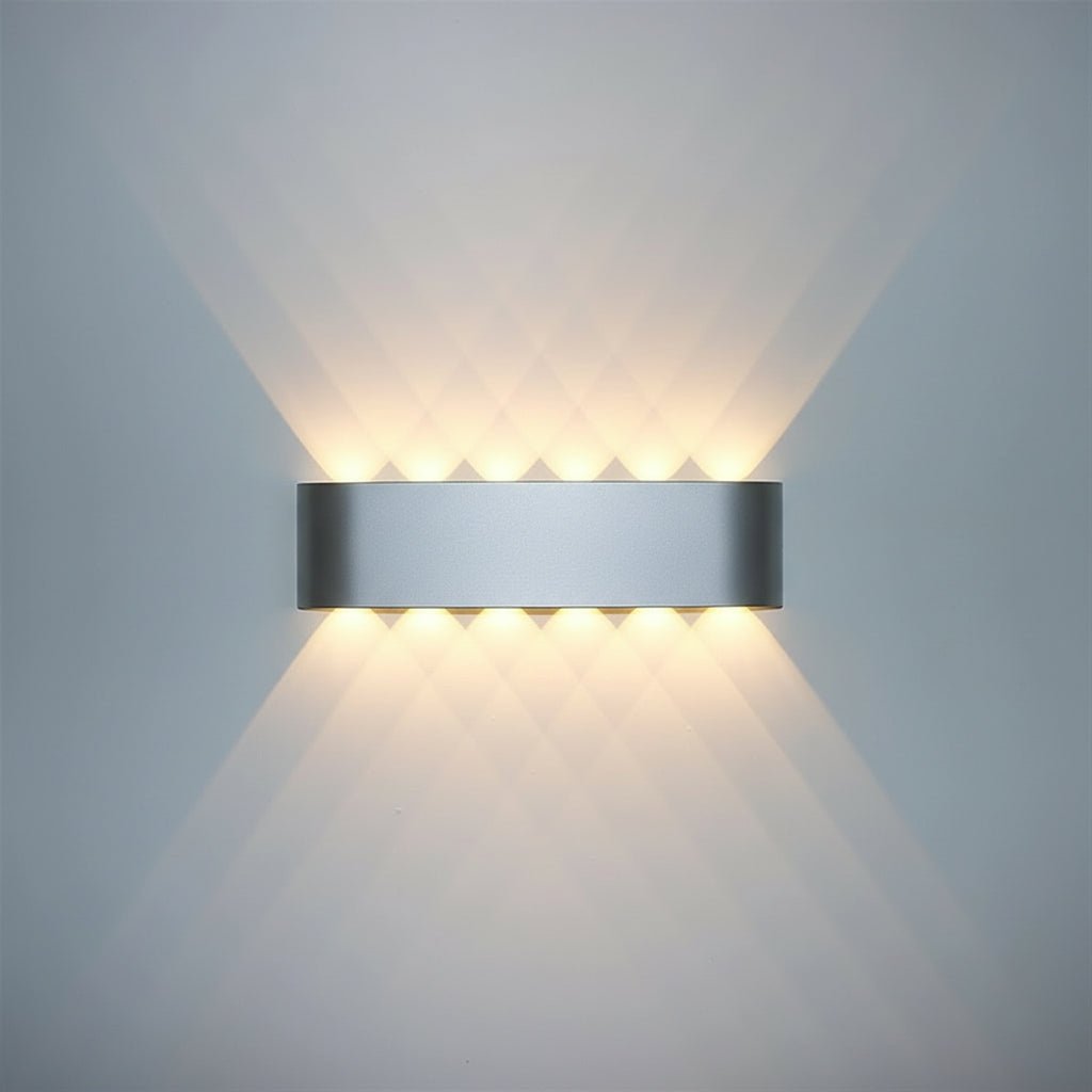 Sleek LED Wall Lamp Waterproof Indoor Outdoor Use