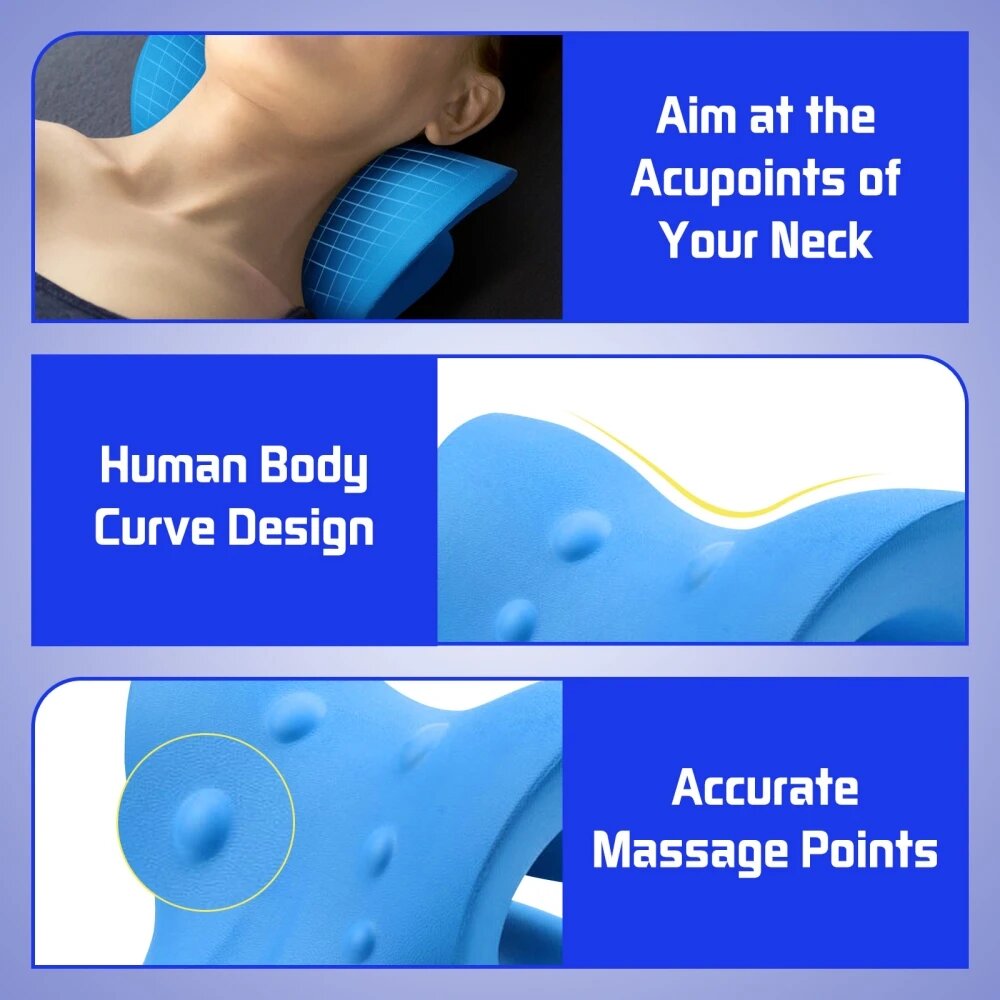 Neck Stretcher-Cervical Neck Traction Pillow