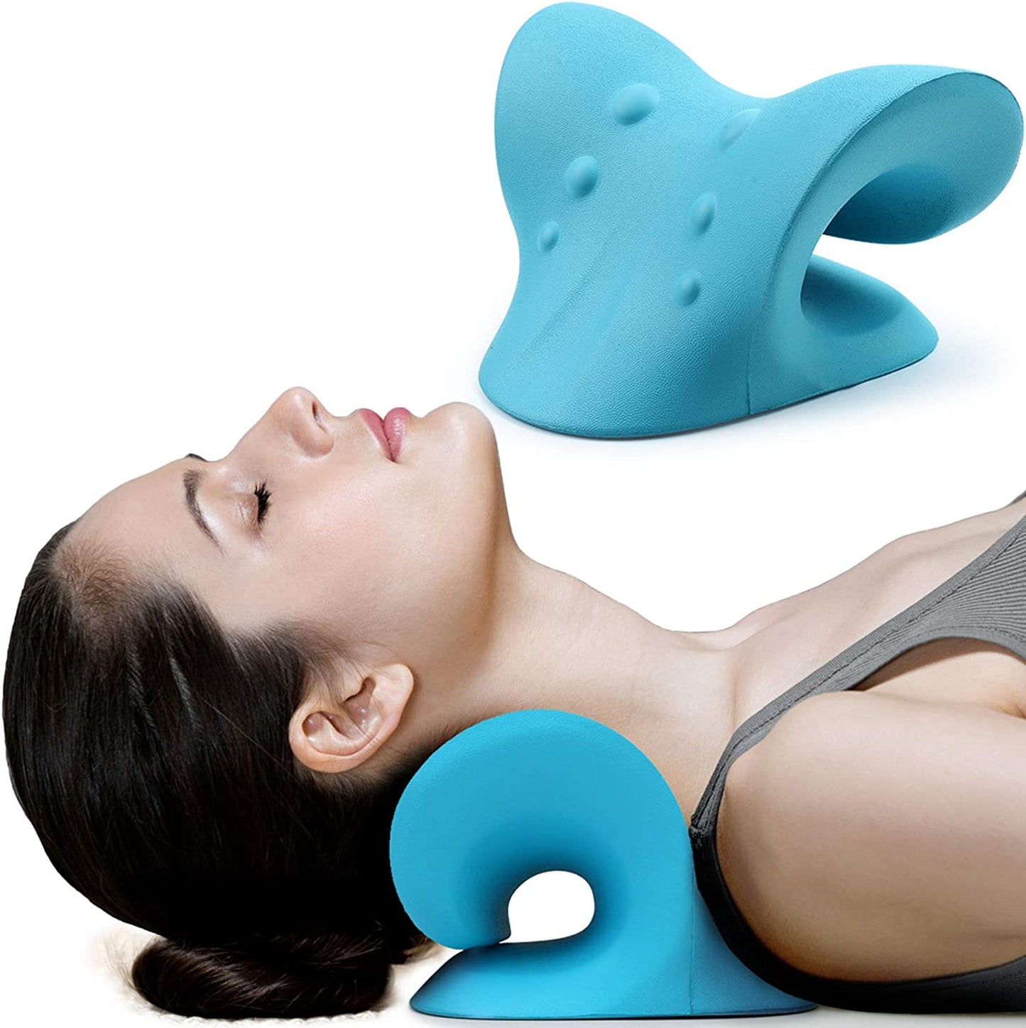 Neck Stretcher-Cervical Neck Traction Pillow