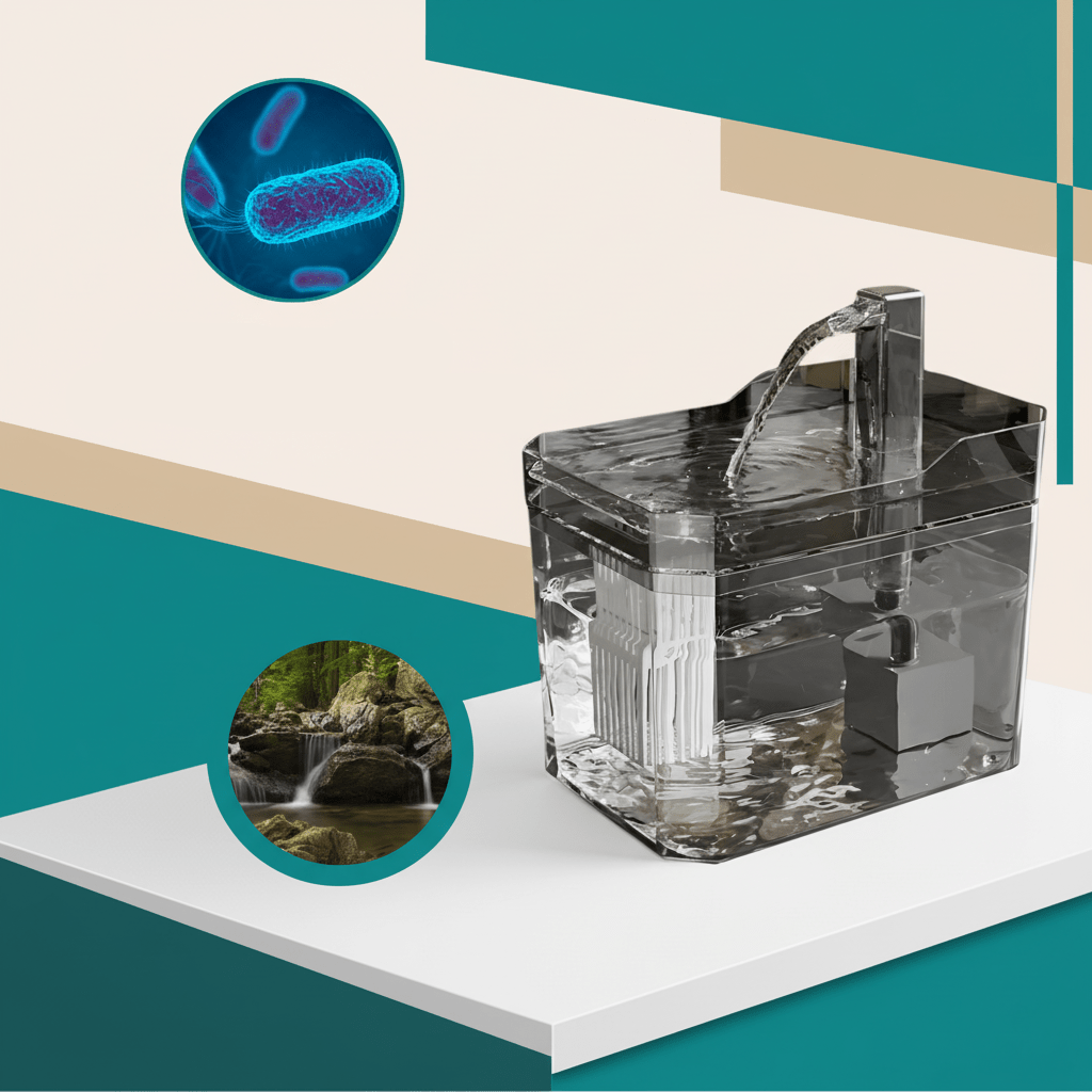 Clean Fresh Water Dispenser Bowl for Cats and Dogs