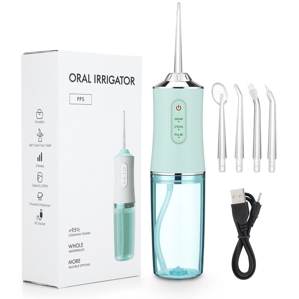 Dental Water Flosser - Portable Tartar Remover Device