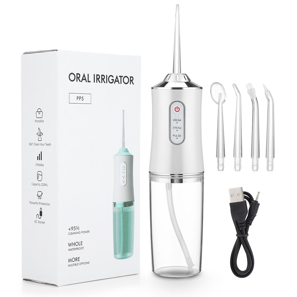 Dental Water Flosser - Portable Tartar Remover Device