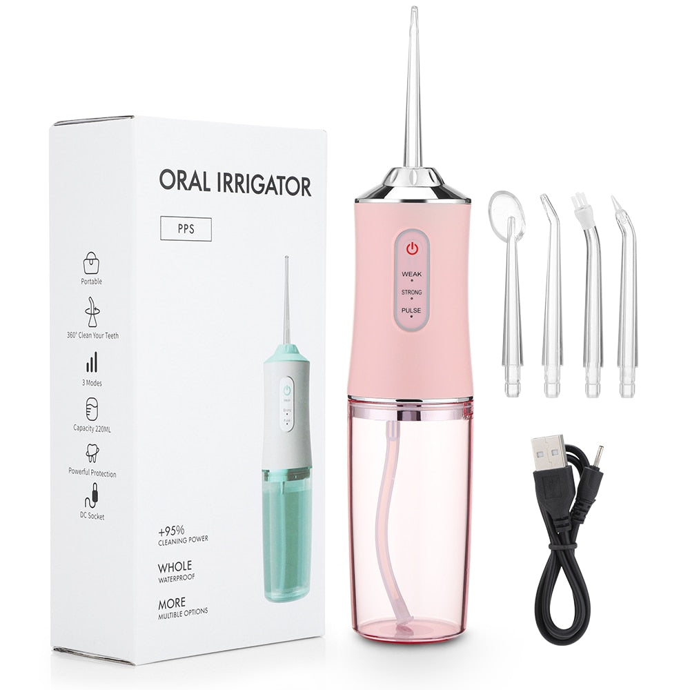 Dental Water Flosser - Portable Tartar Remover Device