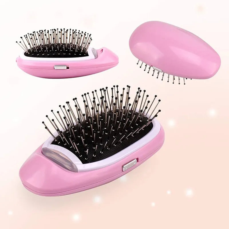Portable Ionic Hair Comb - Electric Brush with Negative Ions