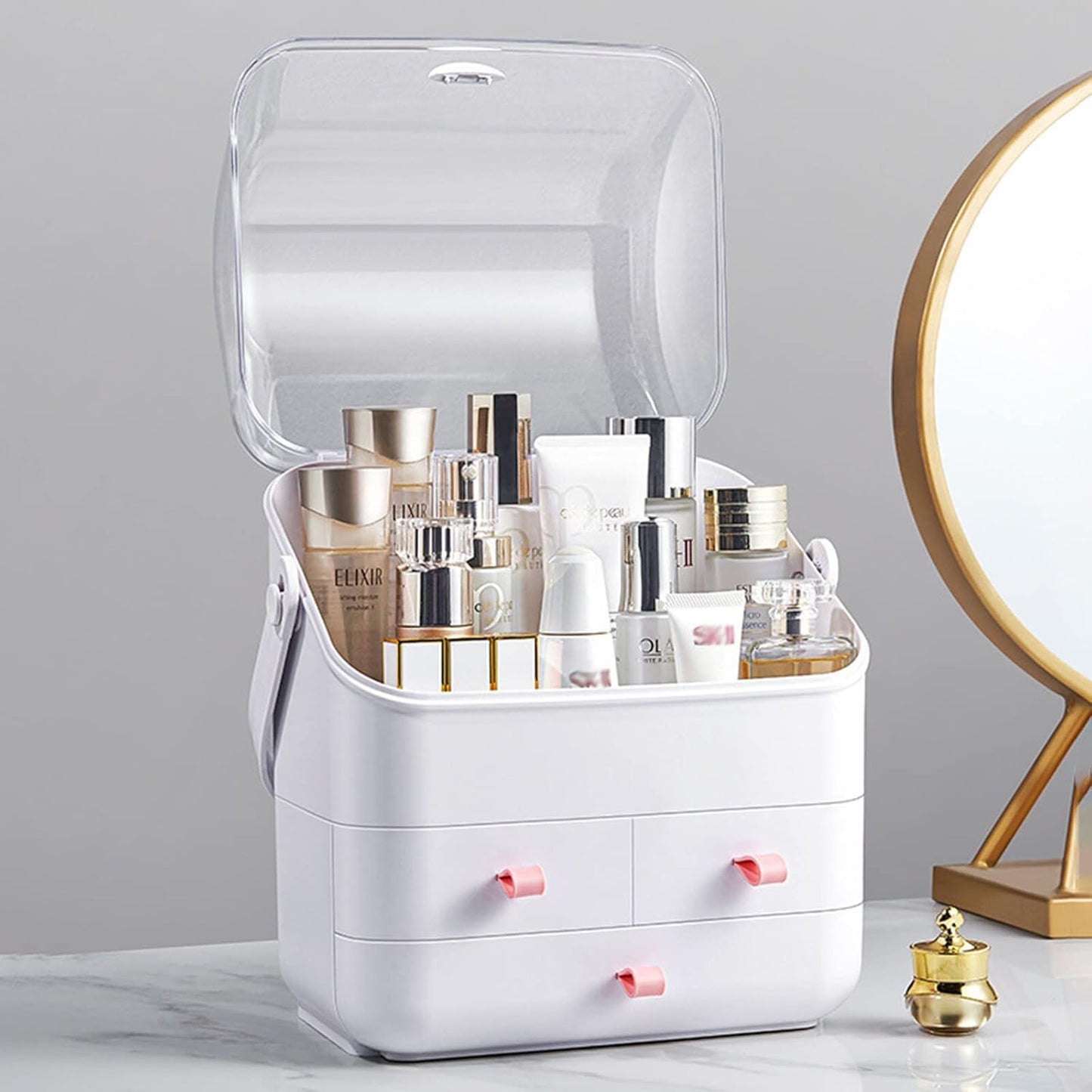 Portable Skin Care Cosmetic Organizer