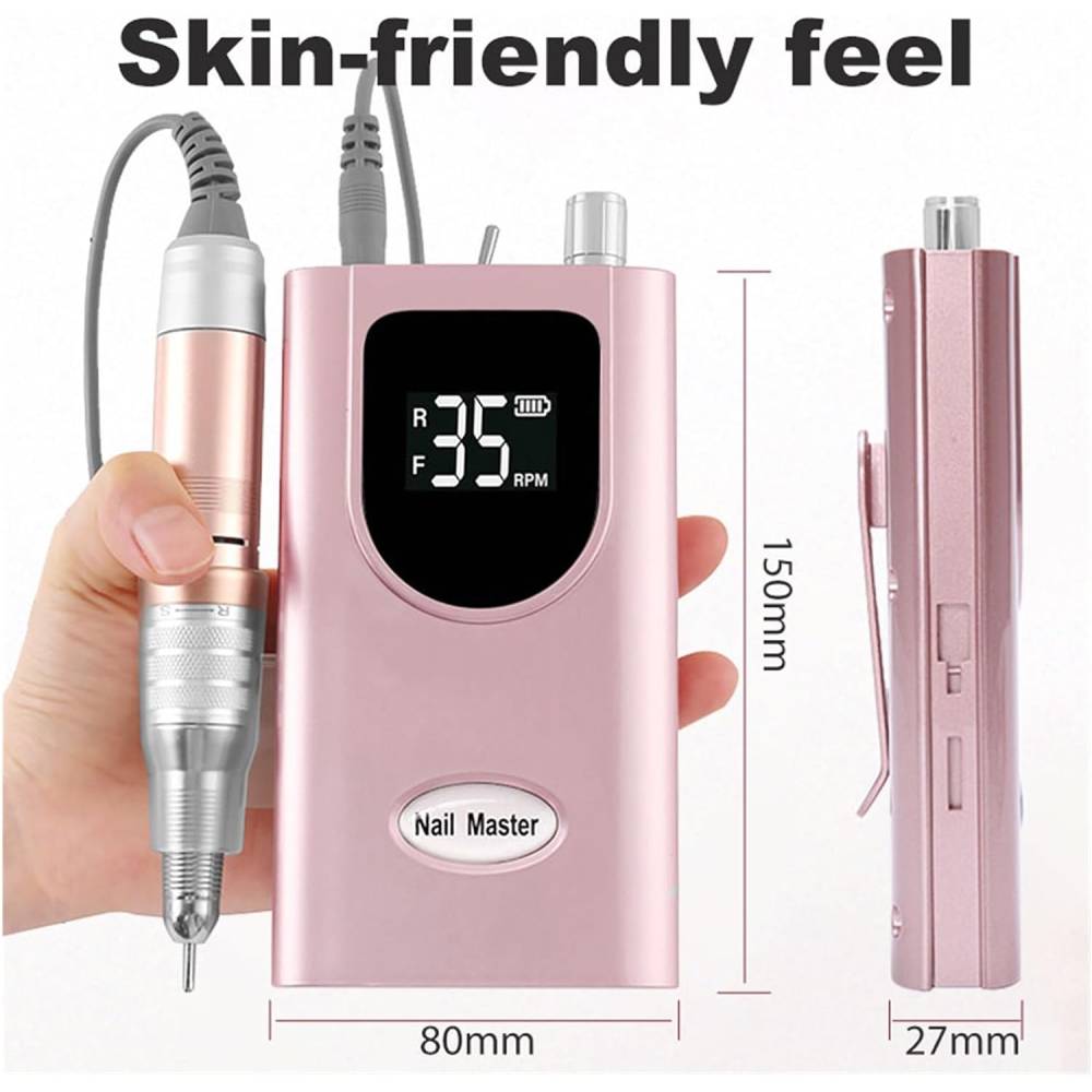 Professional Electric Nail Drill with Smart LED Display