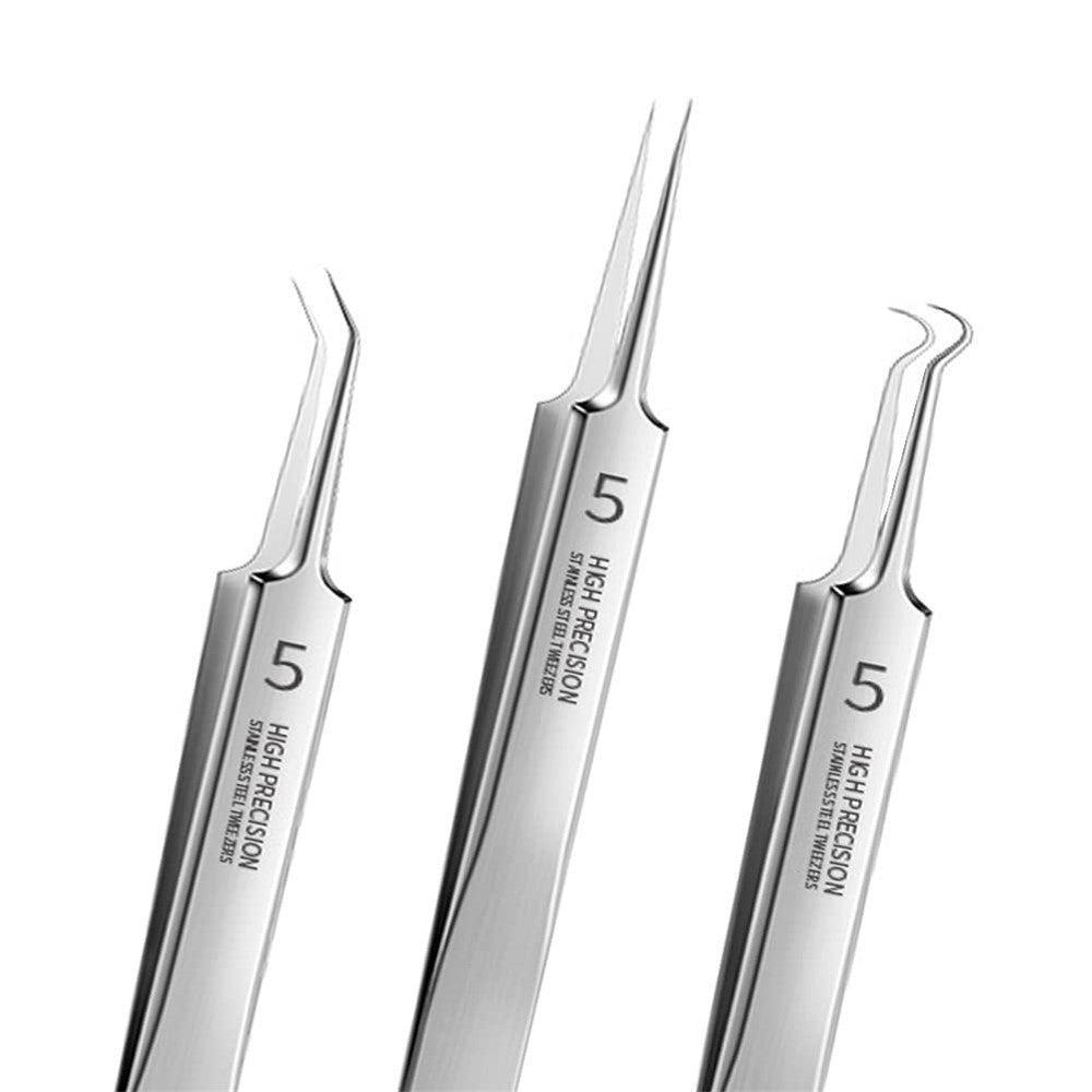 Professional Stainless Steel Blackhead Removal Tools Ultra-fine Tweezers