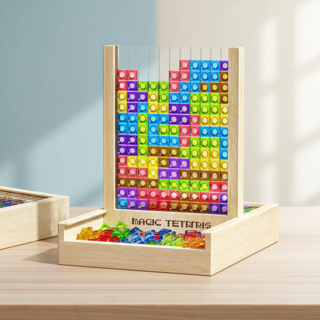 Fun Wooden Brain Teaser Toy Blocks for Kids - SweetyGem