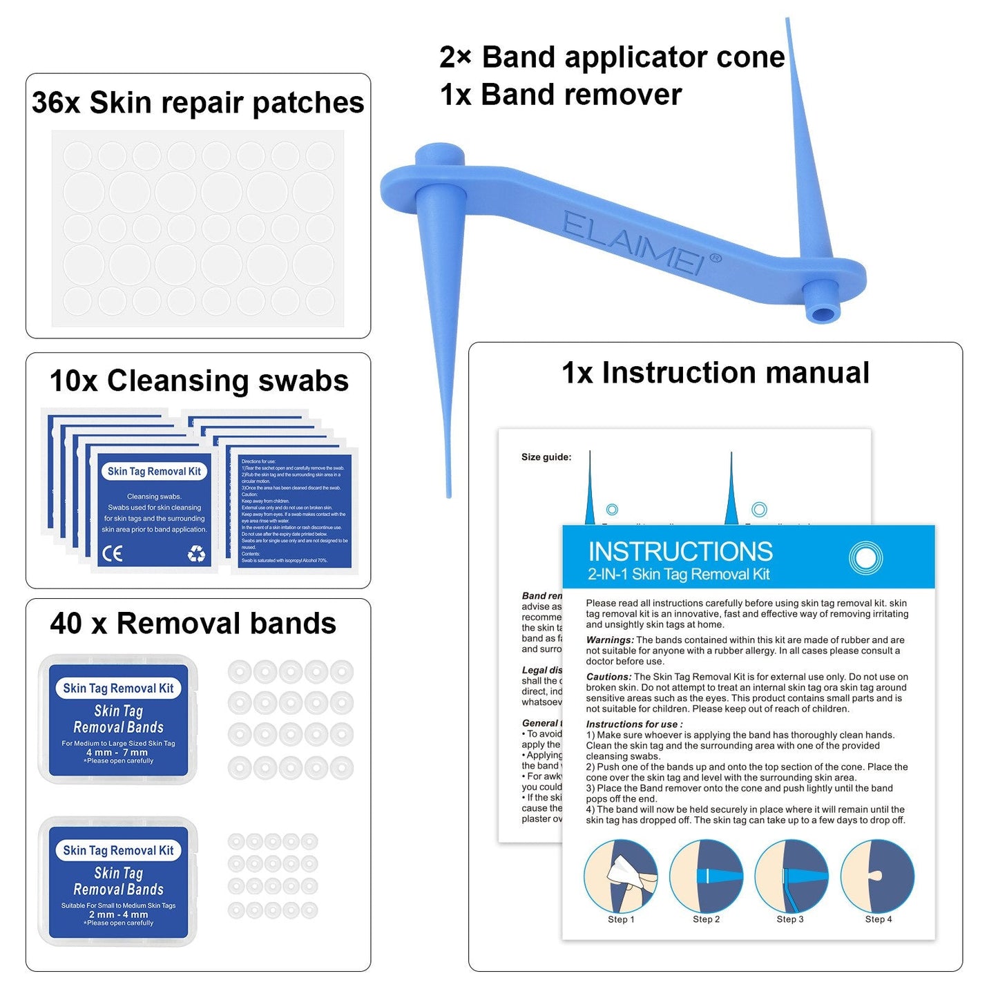 Skin Tags Removal Patches-Wart Removal Kit