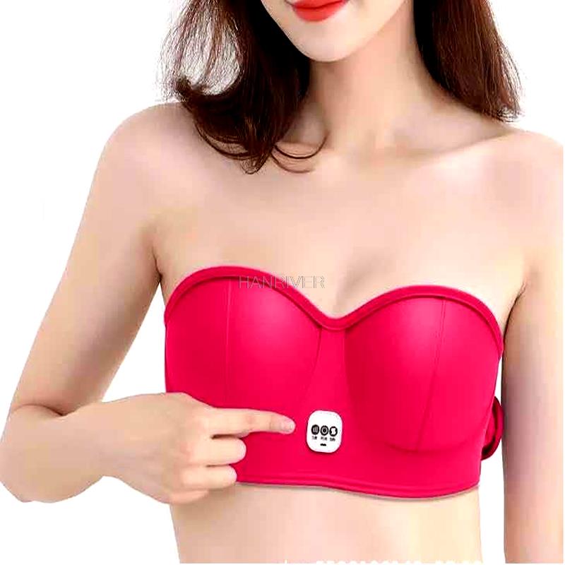 Smart Heated Bra Breast Massager Electronic Vibration Chest Massager