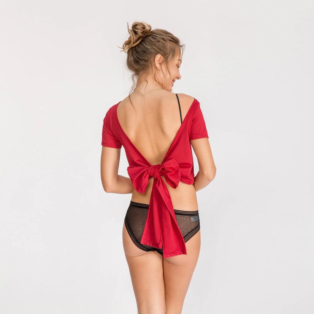 Soft Push-Up Invisible Low Back Bra for Women