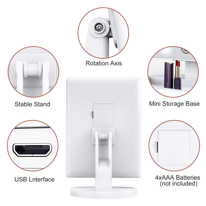 Touch Screen Light Mirror Vanity-Mirror Cosmetic