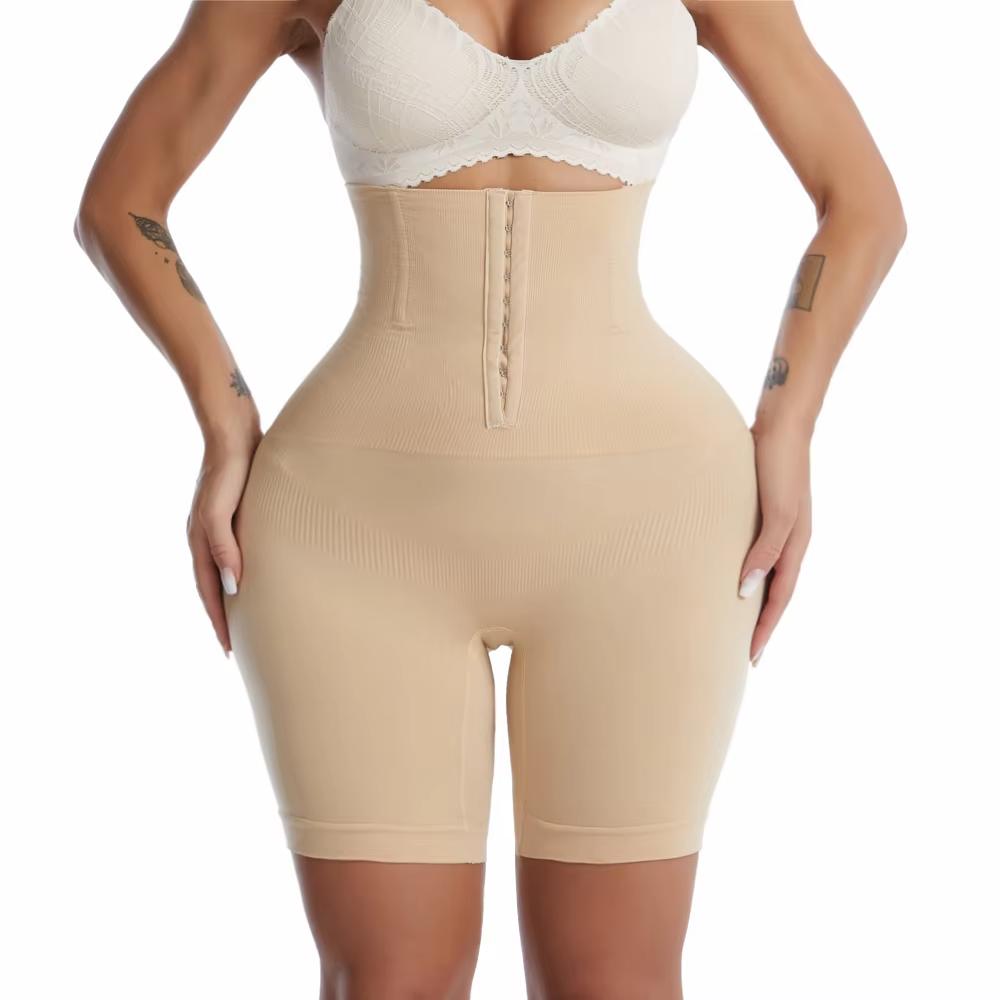 High Waist Tummy Control with Hook Shapewear Short