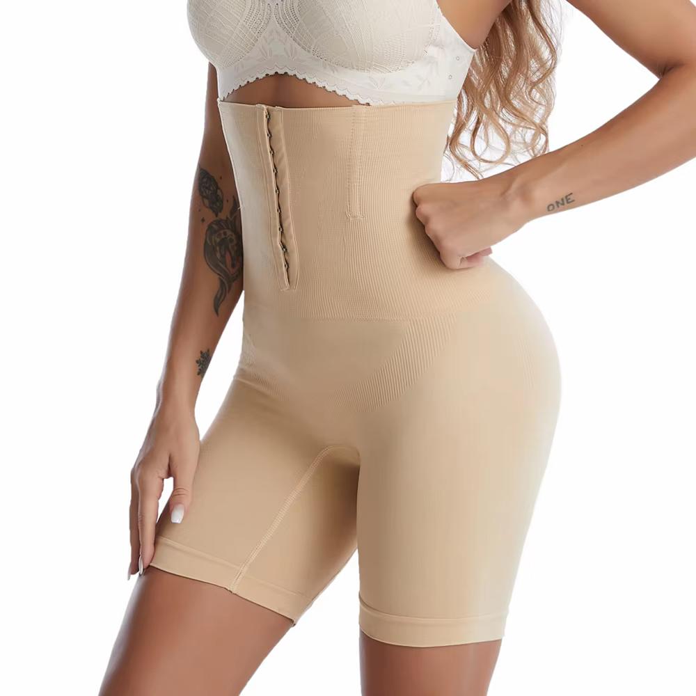 High Waist Tummy Control with Hook Shapewear Short