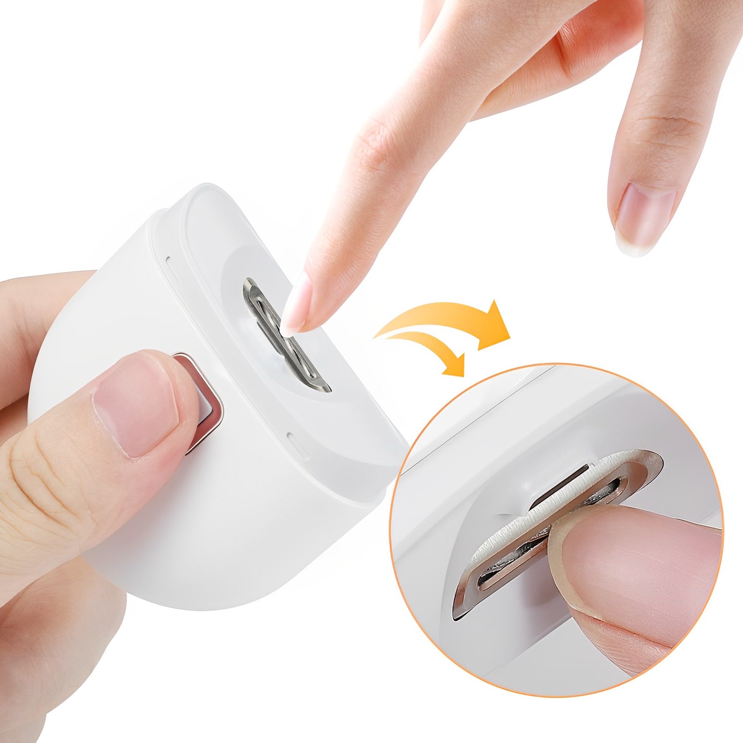 USB Automatic Nail Clippers with Light