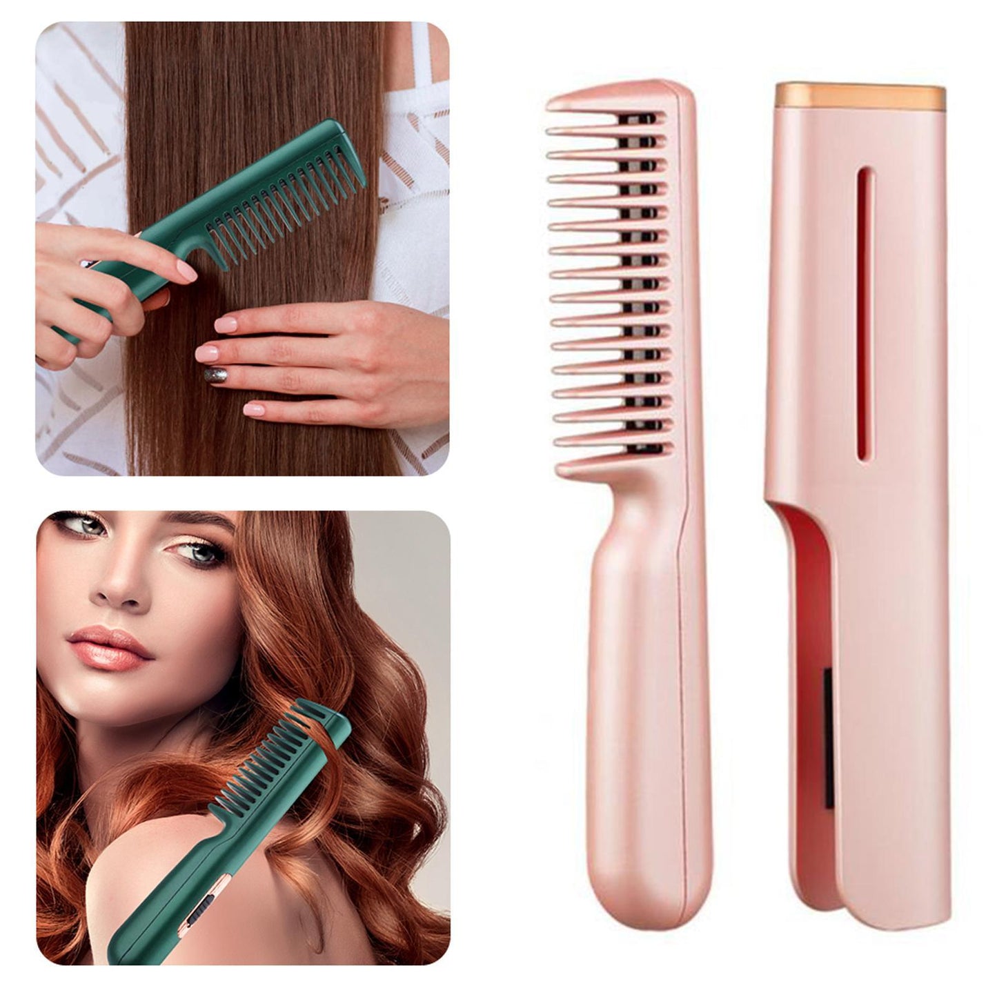 USB Hair Straightening Brush
