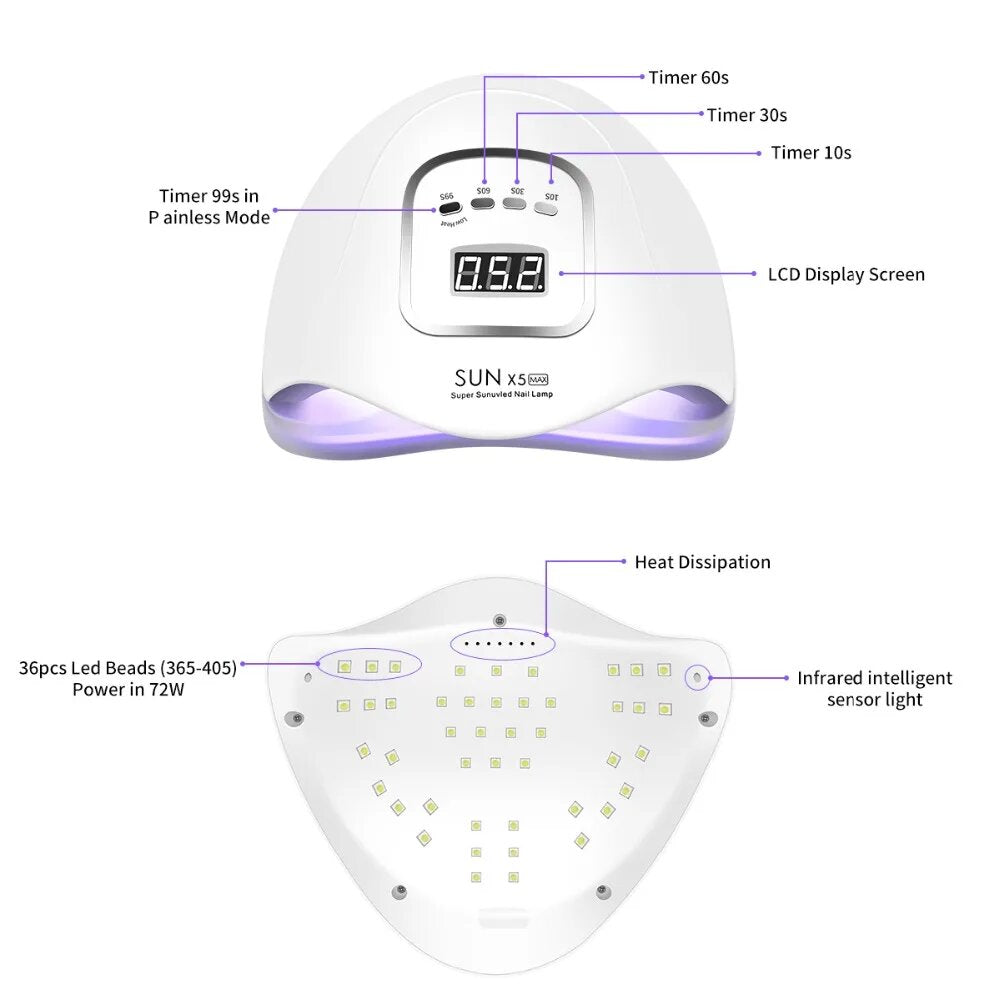 UV LED Lamp For Nails Dryer