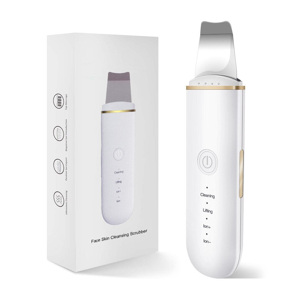 Facial Skin Scrubber-Blackheads Remover-Ultrasonic Scraper