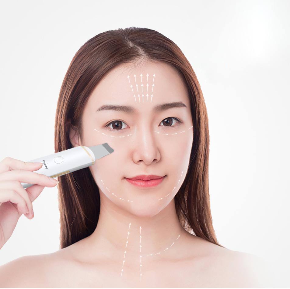Facial Skin Scrubber-Blackheads Remover-Ultrasonic Scraper