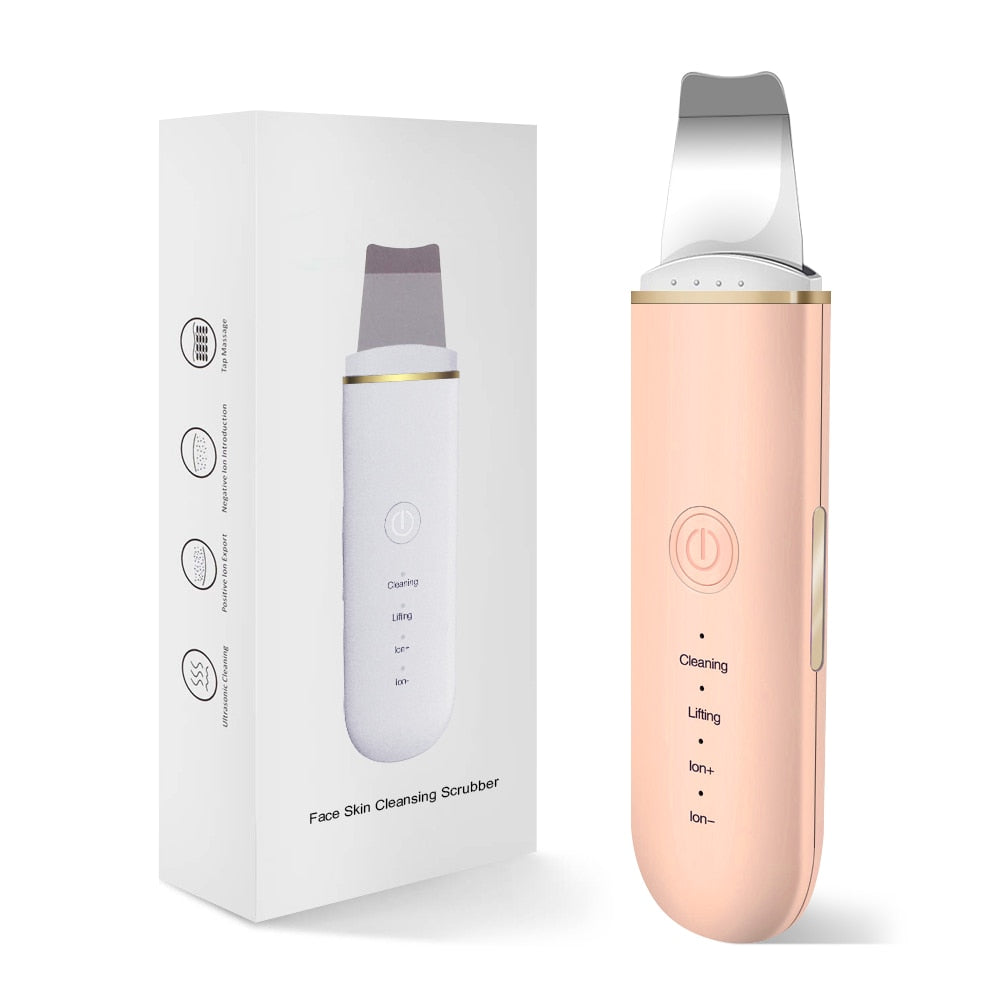 Facial Skin Scrubber-Blackheads Remover-Ultrasonic Scraper