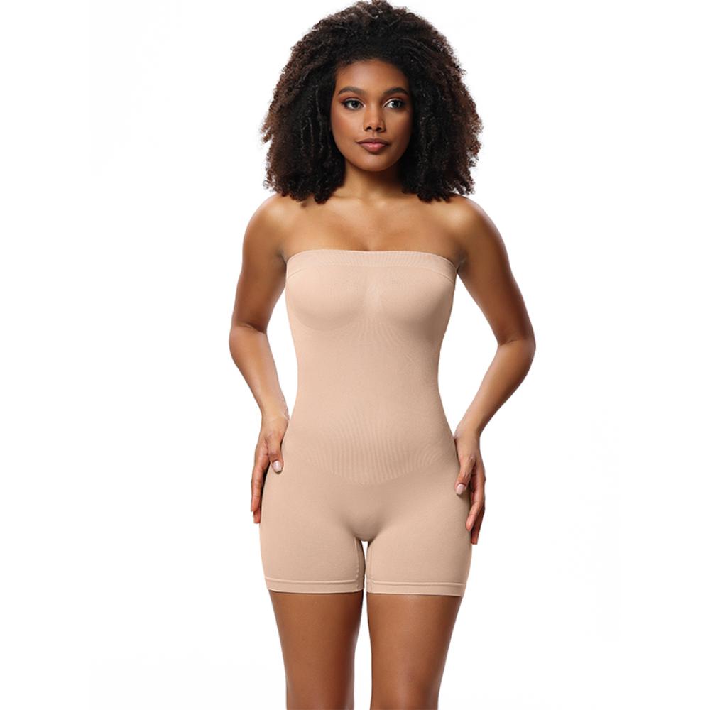 Undergarments Shapewear Strapless Bodysuit