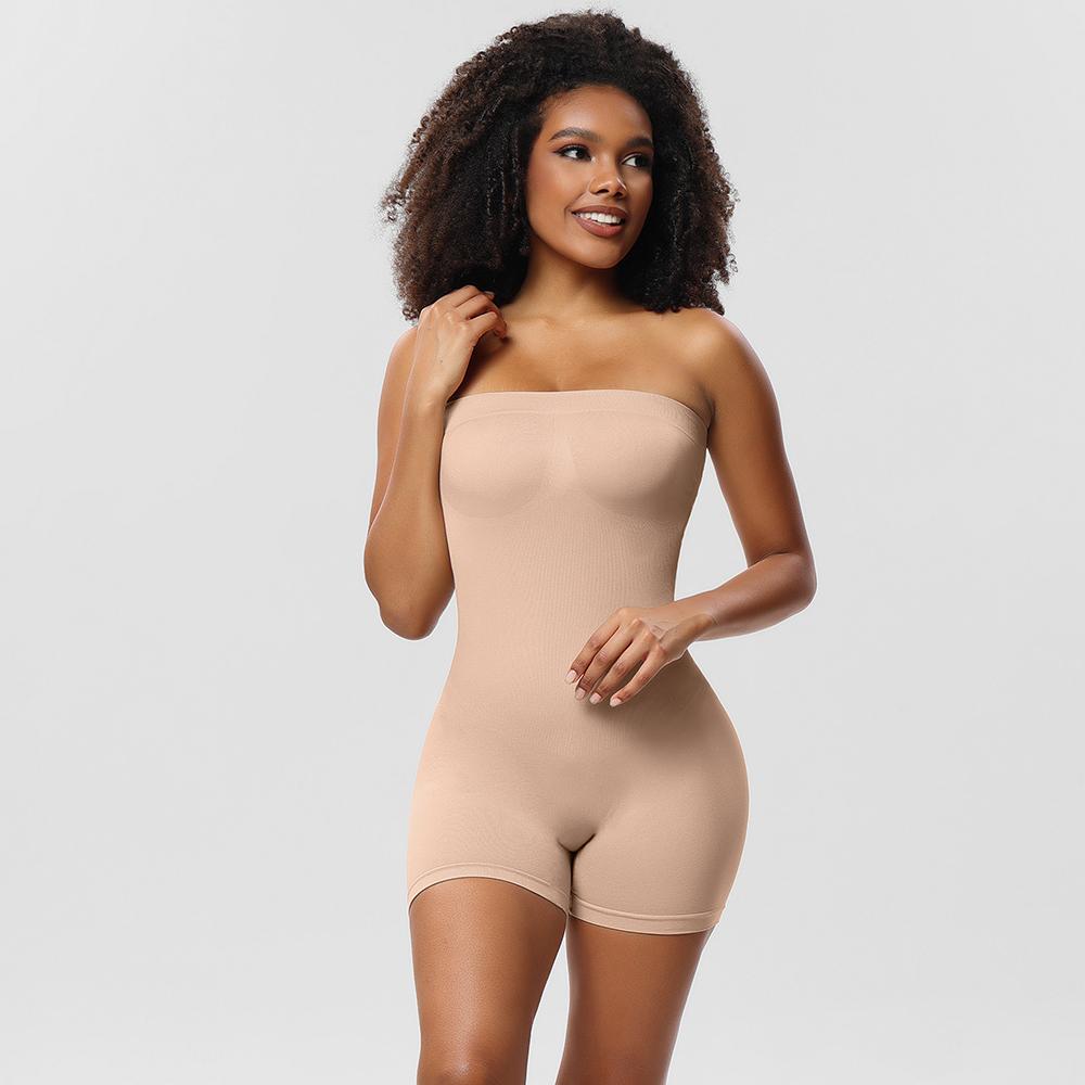 Undergarments Shapewear Strapless Bodysuit