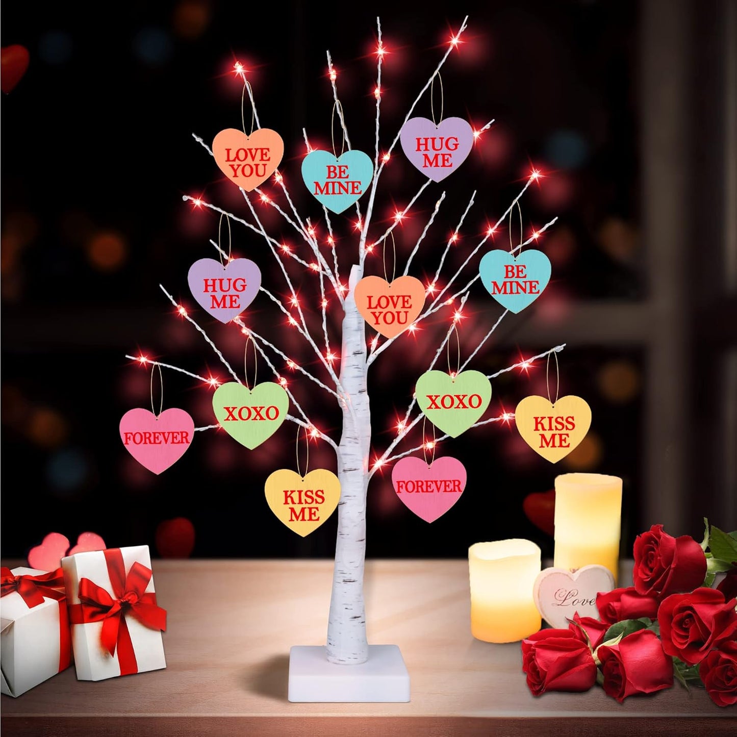 Romantic LED Heart Shaped String Lights - SweetyGem