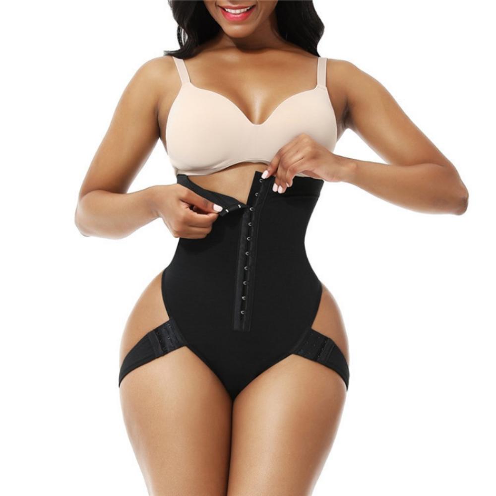 Waist Trainer with Front Hooks Push Up Butt Lifter Body Shaper