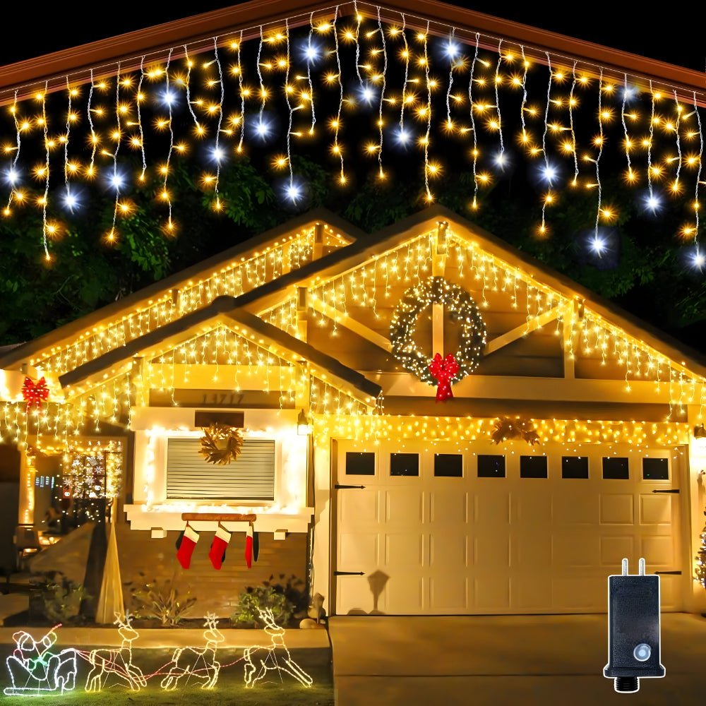 Outdoor String Lights Waterproof Warm White Garden Decor - SweetyGem