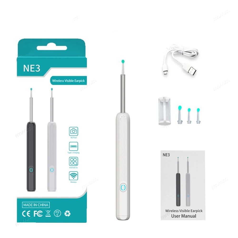 Wax Removal Ear Cleaner with Camera
