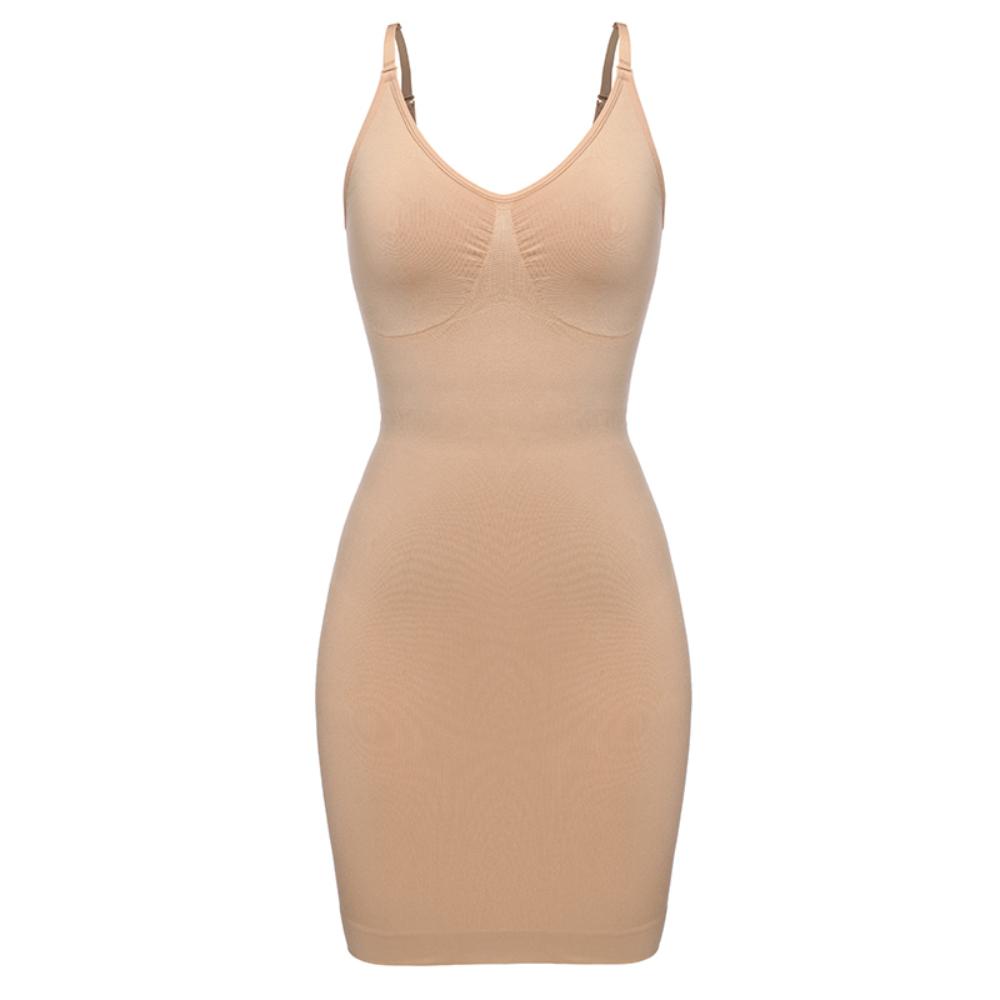 Women Corset Midi Shapewear Dress