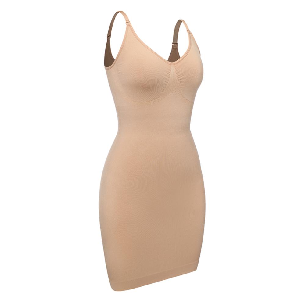 Women Corset Midi Shapewear Dress