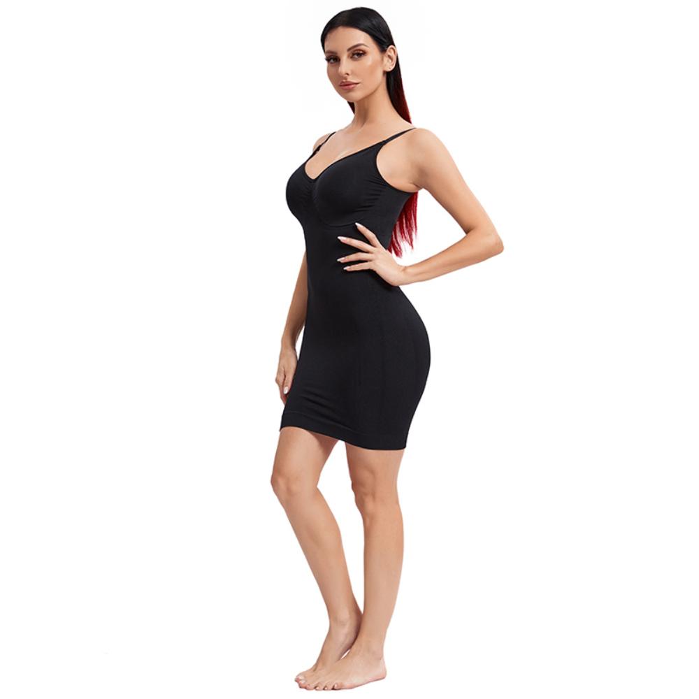 Women Corset Midi Shapewear Dress