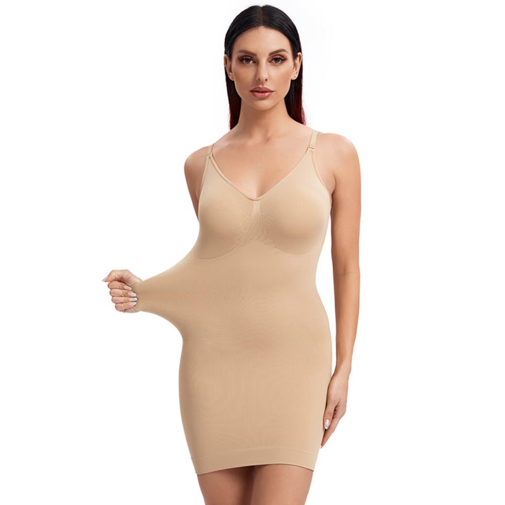 Women Corset Midi Shapewear Dress