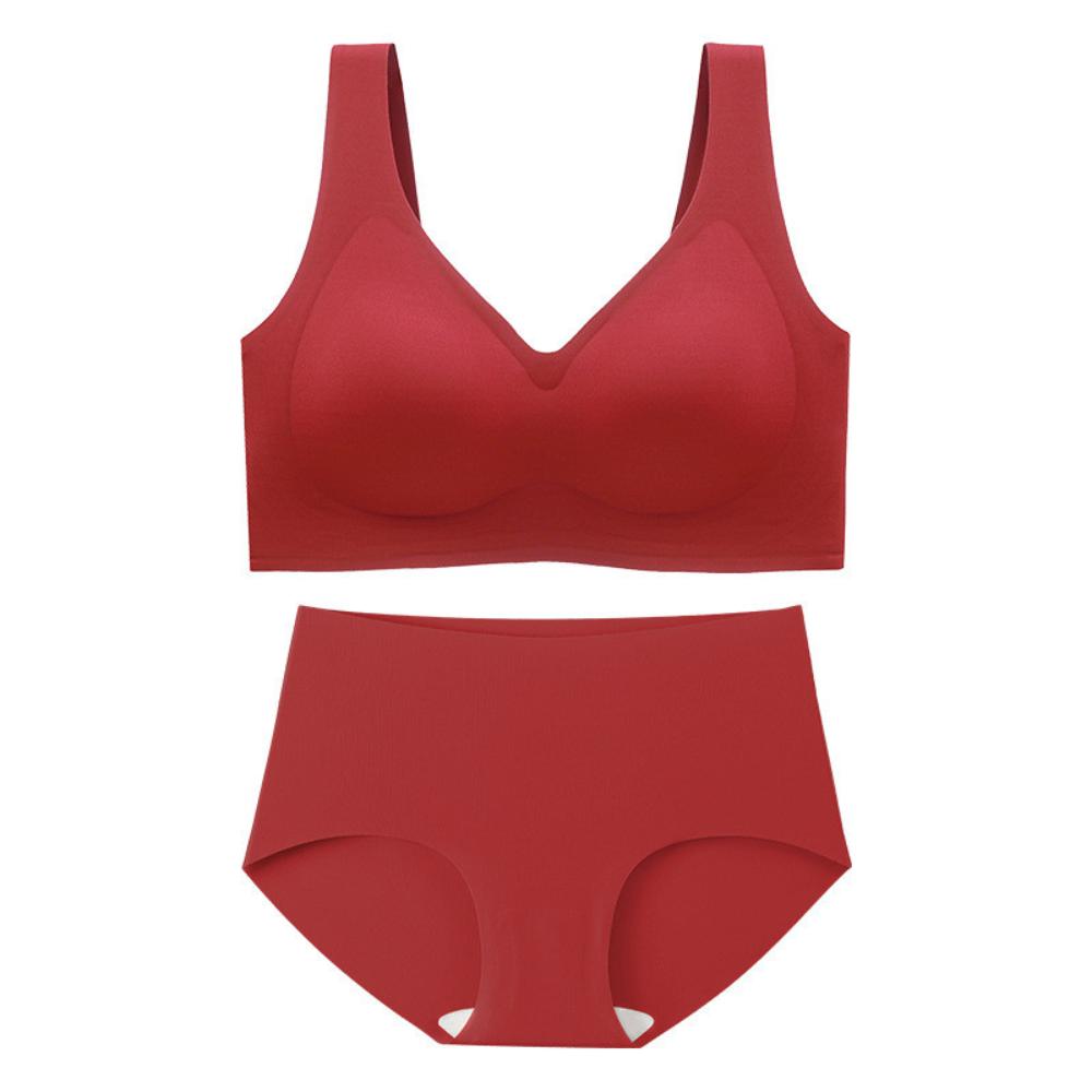 Women's Bra and High Waisted Underwear Shapewear Set