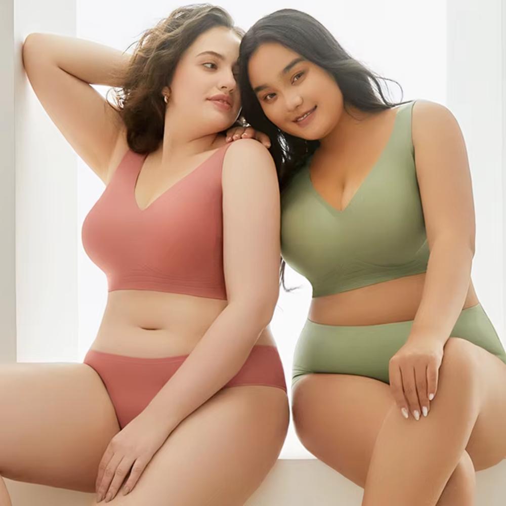 Women's Bra and High Waisted Underwear Shapewear Set