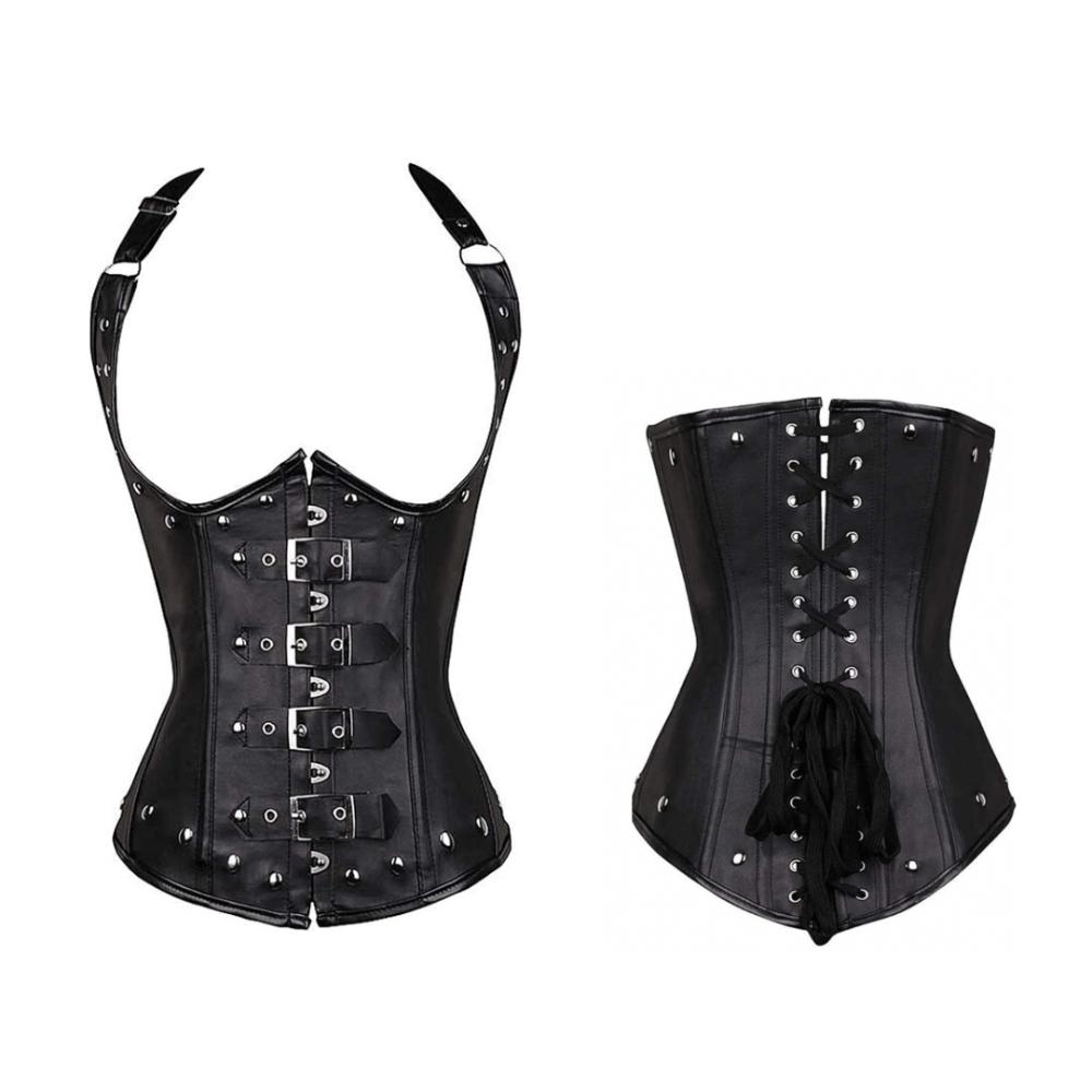 Women's Gothic Steampunk Underbust Waist Trainer Corset