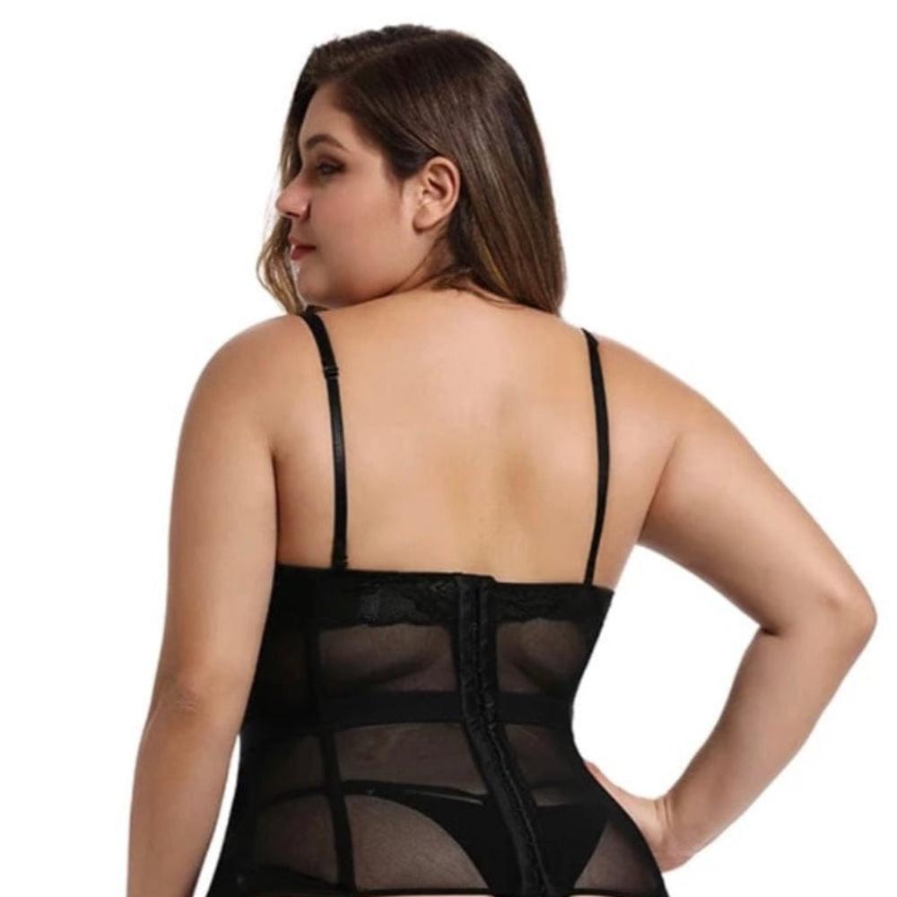 Women's Lace Corset Top Bustier Bodyshaper