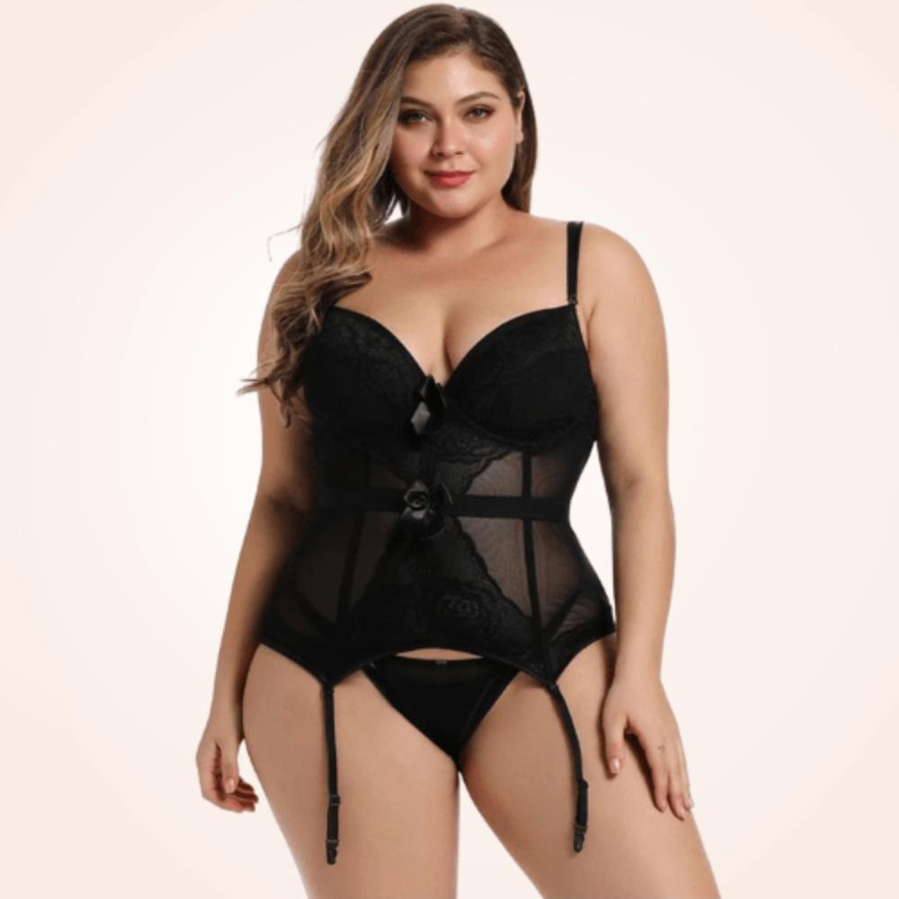 Women's Lace Corset Top Bustier Bodyshaper