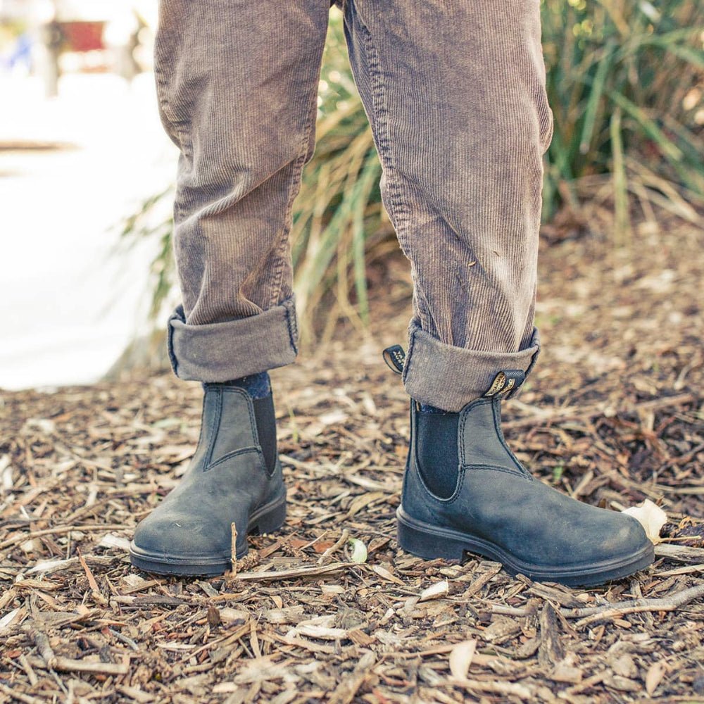Ladies Insulated Leather Ankle Boots Slip On Comfortable