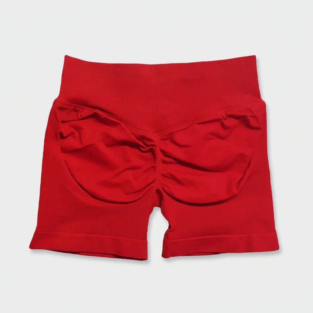 Women's Stretchy High Waist Yoga Gym Shorts