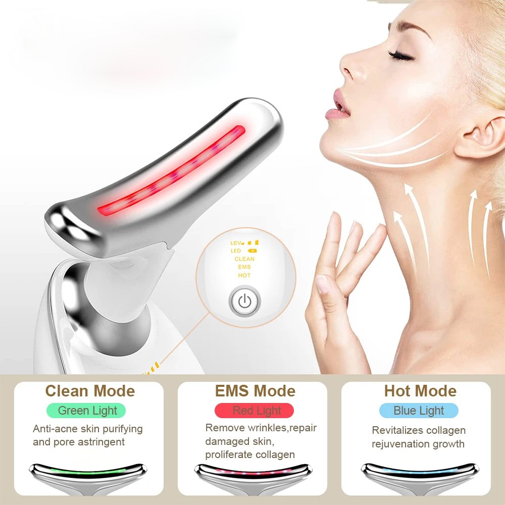 Photon LED Neck Massager - Neck Lifting And Anti Wrinkles