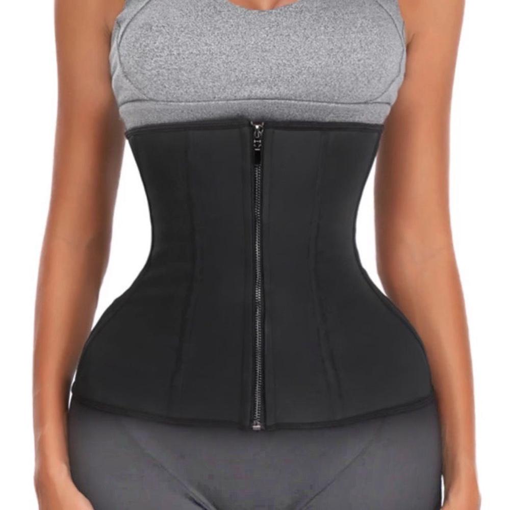 Zipper & Cincher Tummy Control Corset Body Shaper