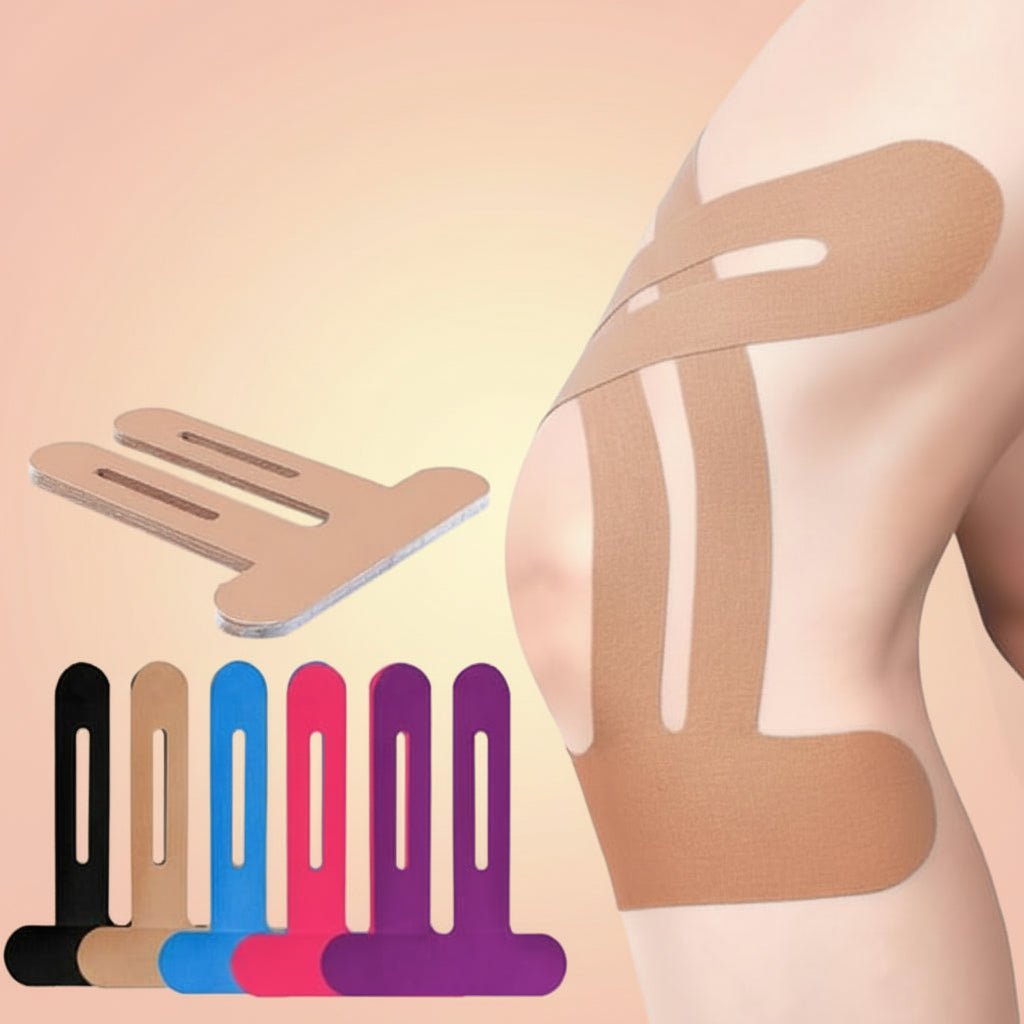 Athletic Knee Support Wrap Elastic Precut Sports Injury Aid