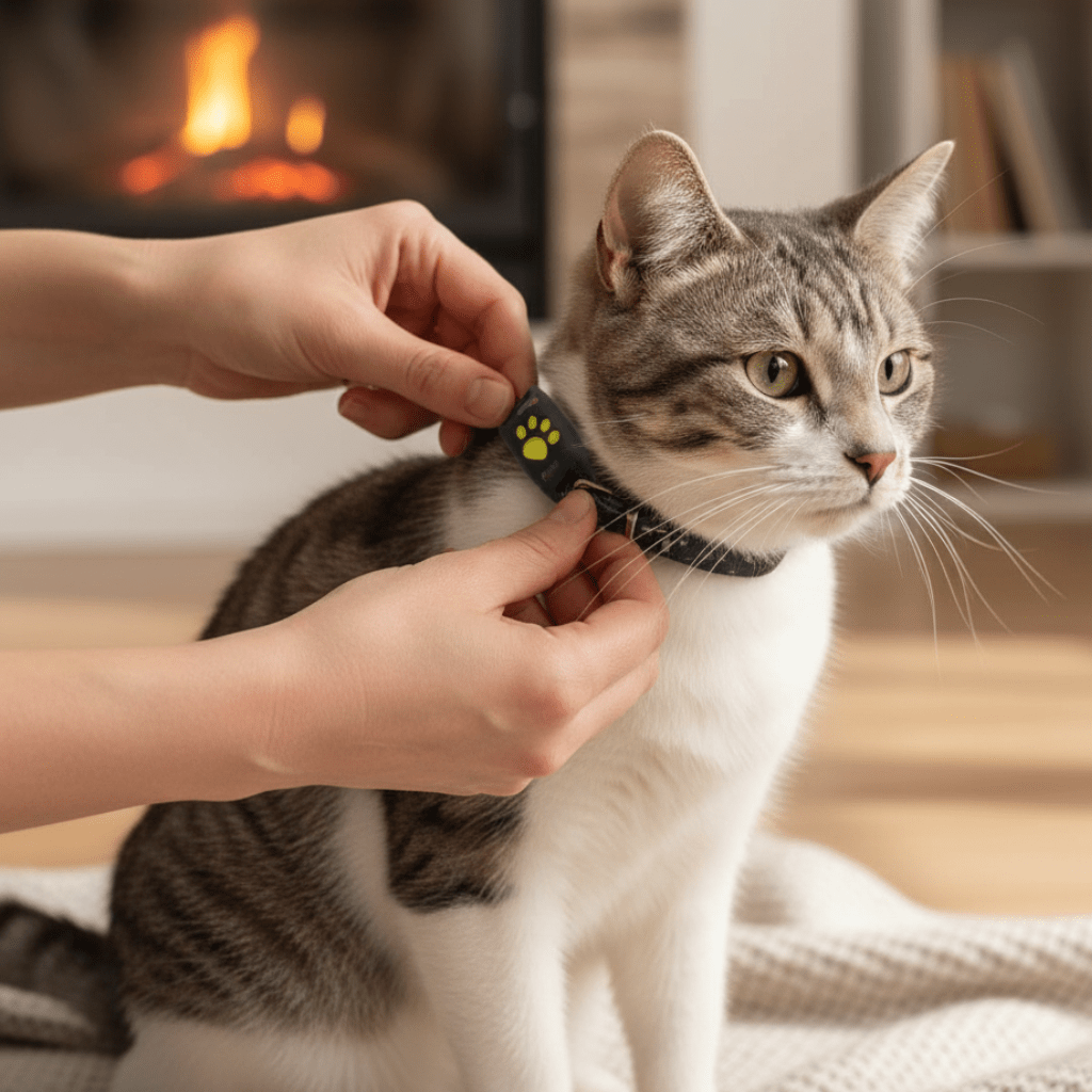 Accurate Cat GPS Tracker Real Time Pet Locator - SweetyGem