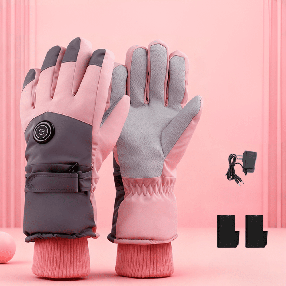 Warm Waterproof Rechargeable Electric Gloves for Winter