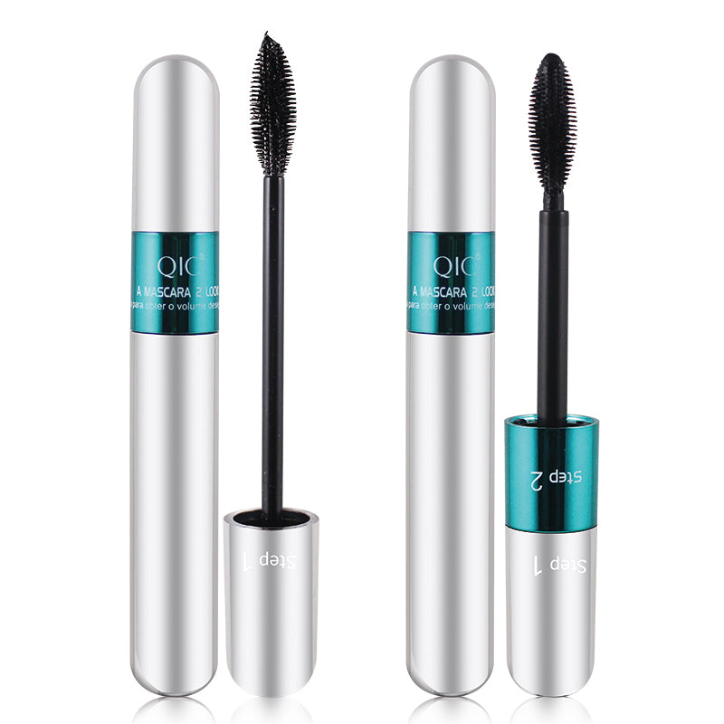 2 In 1 4d Silk Fiber Lash Mascara Waterproof
