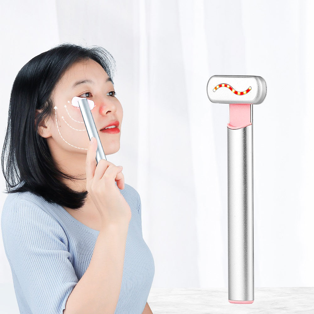 Facial Skincare Wand With Red Light Therapy