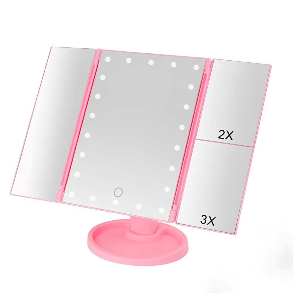 Touch Screen Light Mirror Vanity-Mirror Cosmetic
